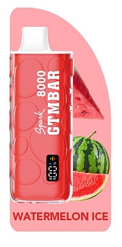 GTM Bar Spark 8000 одноразовый POD "Watermelon ice" 20мг.